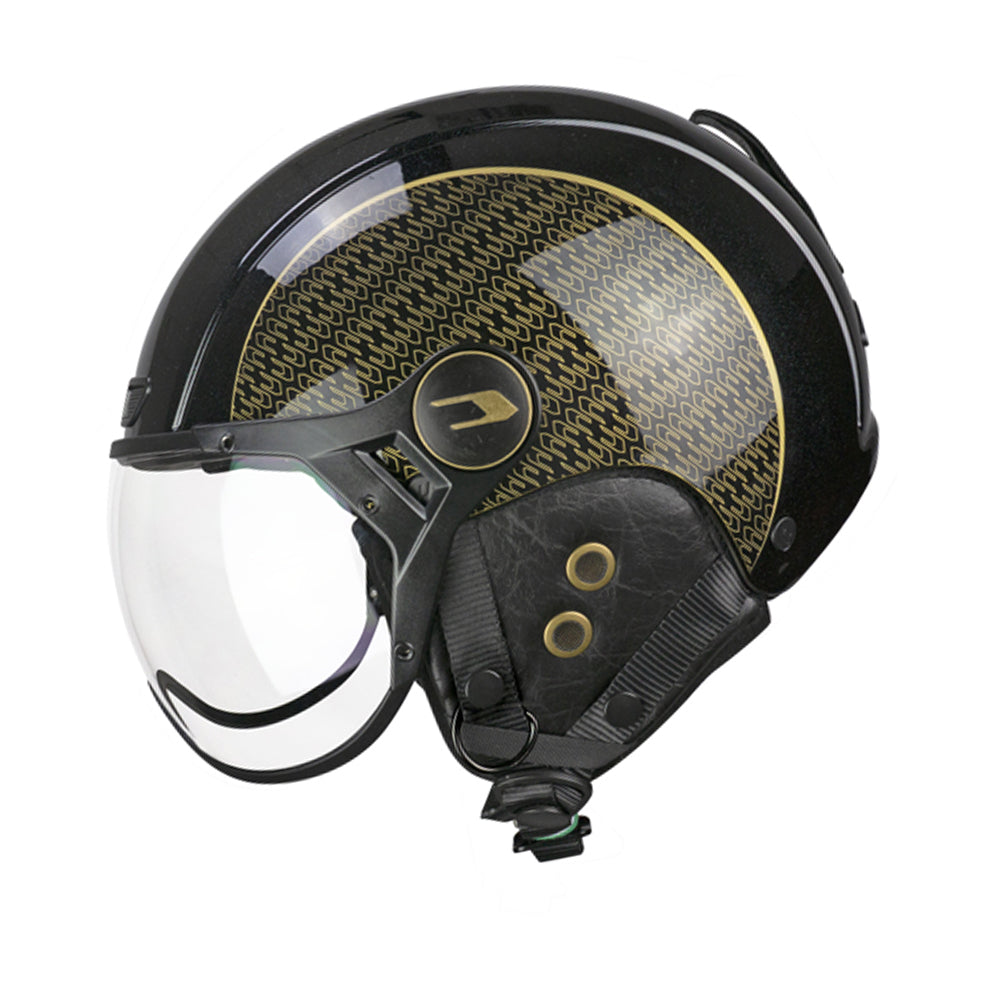 CGM 801G JET EBI GOLD Open Casco Black Pearl Gold – 2 – Maximomoto PT