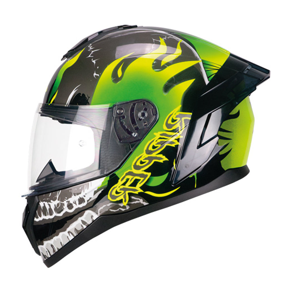 CGM 330R RIOT RIPPER Integral Casco Preto Verde amarelo Fluo – 1 – Maximomoto PT