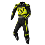 MUGENRACE MNR-2008 RC Max TRAJE Moto Fatos Couro Branco Preto Amarelo