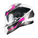 CGM 333G ONYX SPORT Integral Moto Casco Fluo Gris Rosado – Maximomoto PT