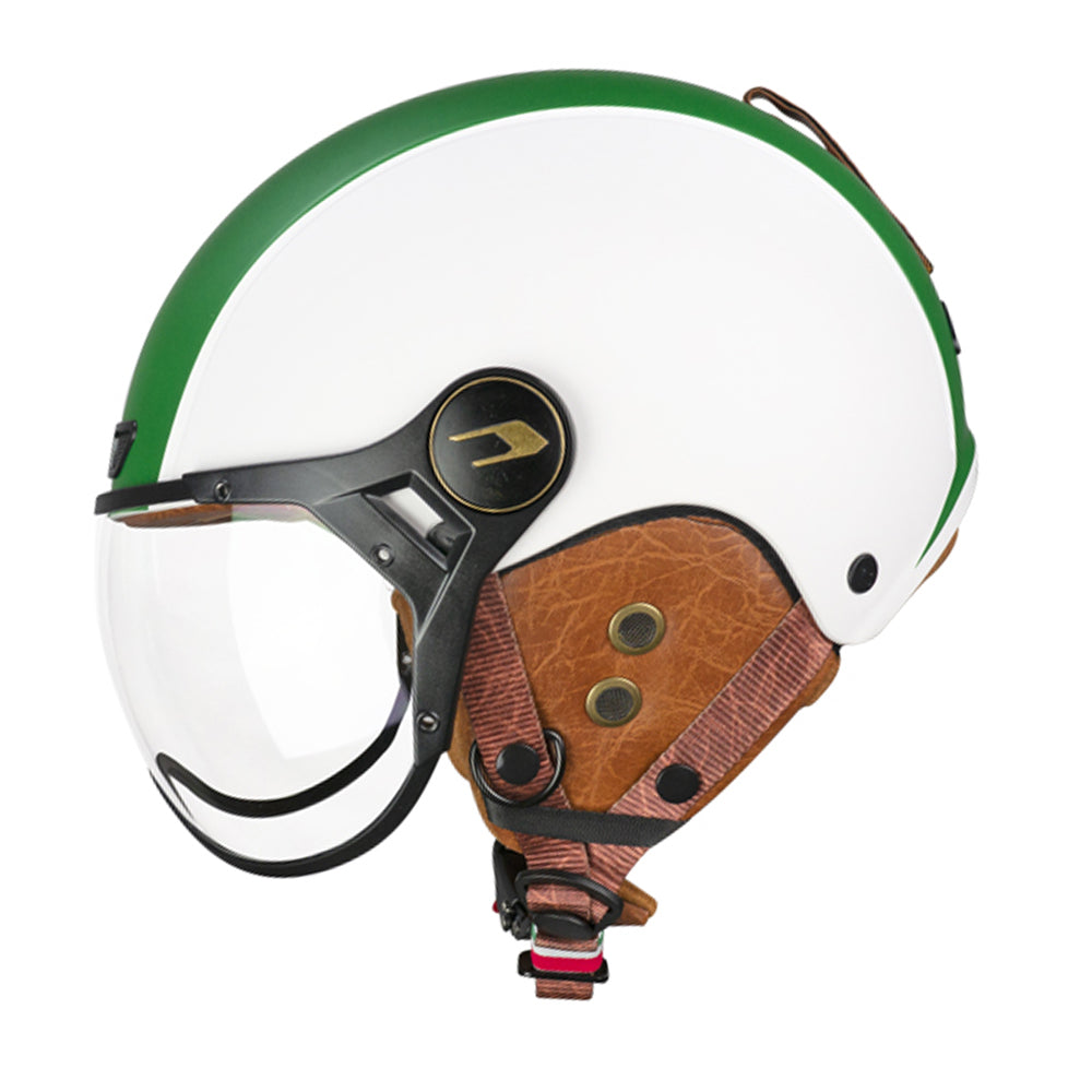 CGM 801I JET EBI ITALIA Open Casco White Green Red Opaco – 2 – Maximomoto PT
