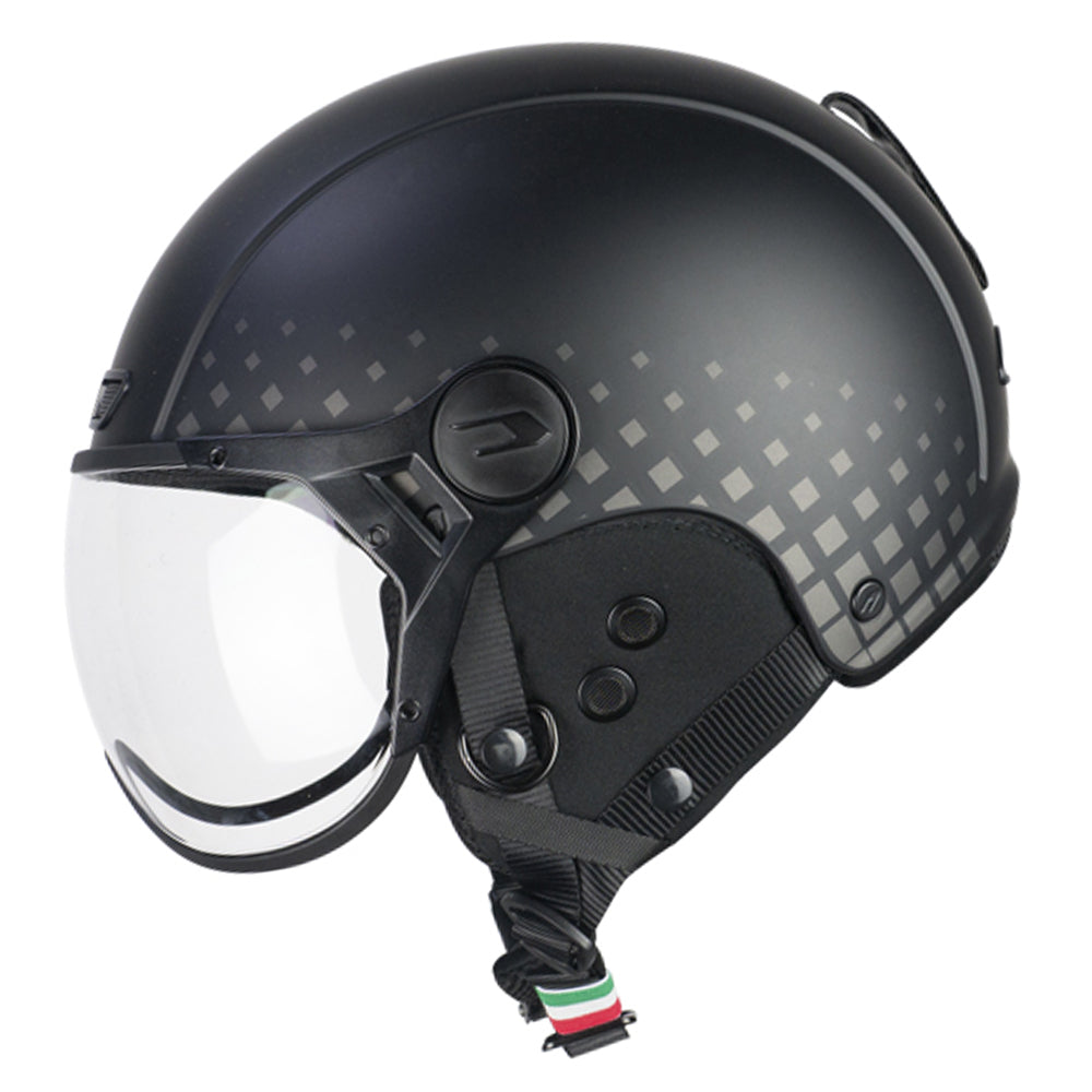 CGM 801S JET EBI TONE Black Open Casco Gray Opaque – 2 – Maximomoto PT