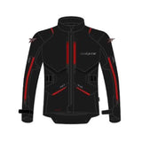 SEVENTYSD-JT67 casacos De Moto Tanami Negro/Rojo Para Hombre