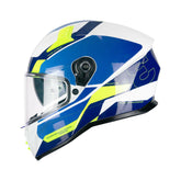 CGM 333G ONYX SPORT Integral Moto Casco Azul amarelo Fluo – Maximomoto PT