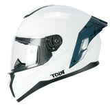 CGM 330A RIOT MONO Integral Moto Casco Blanco
