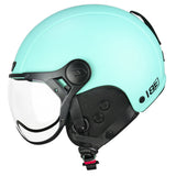 CGM 801A JET EBI MONO Abierto Casco Opaca Azul Claro