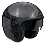 SCORPION BELFAST CARBON EVO ONYX Abierto Casco Negro Mate
