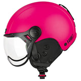 CGM 801A JET EBI MONO Abierto Casco Rosa Neón Mate