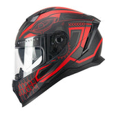 CGM 311M BLAST MAYA Integral Para Moto Casco Preto Rojo Mate – Maximomoto PT