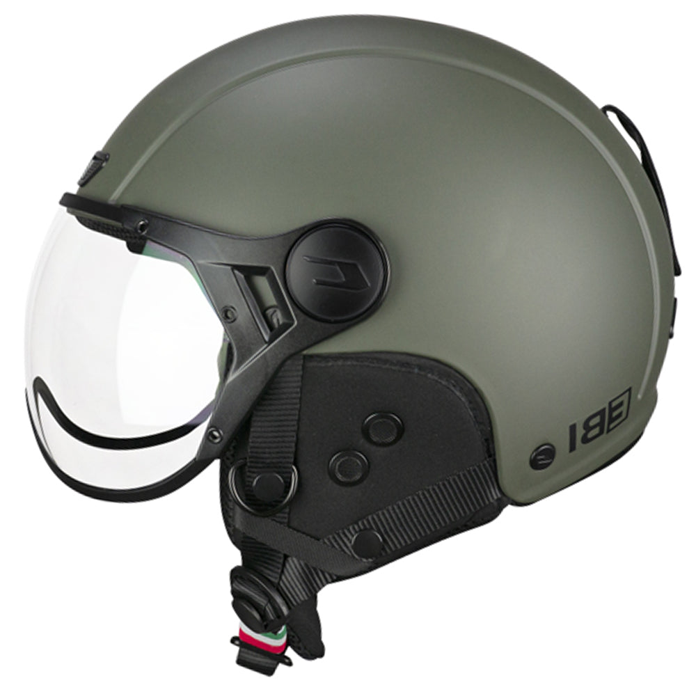 CGM 801A EBI MONO Open Casco Matte Green – 1 – Maximomoto PT