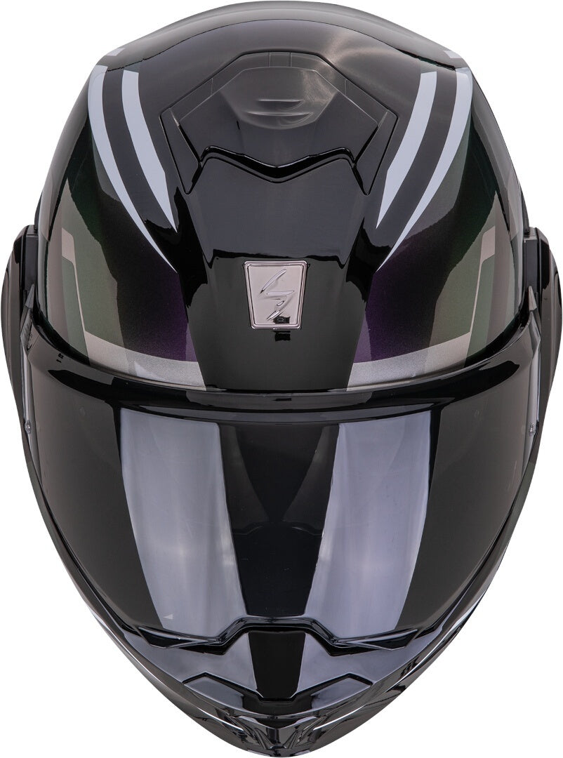 SCORPION EXO Tech Evo Furio Motorcycle Helmet Modular Black Chameleon – 4 – Maximomoto PT