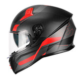 CGM 333G ONYX SPORT Integral Moto Casco Preto Rojo Mate – Maximomoto PT