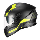 CGM 333G ONYX SPORT Integral Moto Casco Preto amarelo Fluo Mate – Maximomoto PT