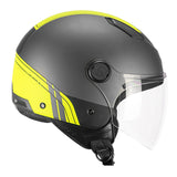 SKA-P 1LHG LUKE SPORT ABIERTO CASCO Antracita Amarillo Fluo Satinado