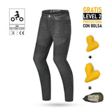 BELA URBAN DENIM JEANS Moto Senhora Vaquero Calcas Preto