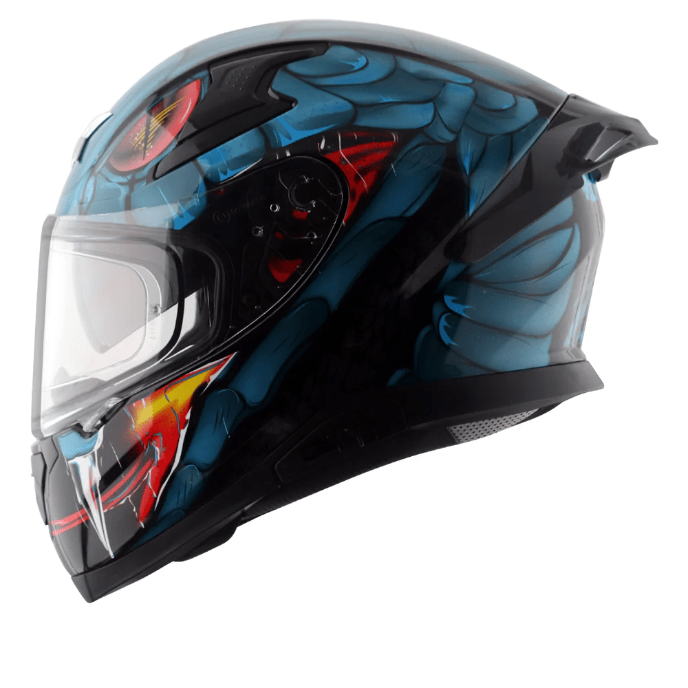 AXOR APEX VENOMOUS DV Moto Integral Capacete Preto Azul – 2 – Maximomoto PT