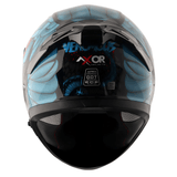 AXOR APEX VENOMOUS DV Moto Integral Capacete Preto Azul