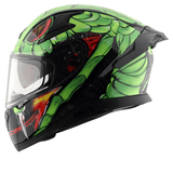 AXOR APEX VENOMOUS DV FULL-FACE MOTORCYCLE HELMET BLACK_GREEN