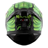 AXOR APEX VENOMOUS DV FULL-FACE MOTORCYCLE HELMET BLACK_GREEN