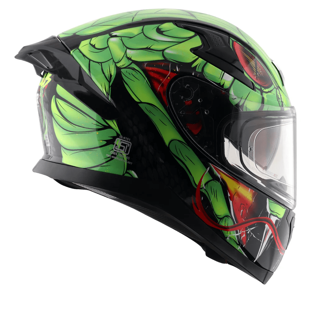 AXOR APEX VENOMOUS DV FULL-FACE MOTORCYCLE HELMET BLACK_GREEN – 2 – Maximomoto PT