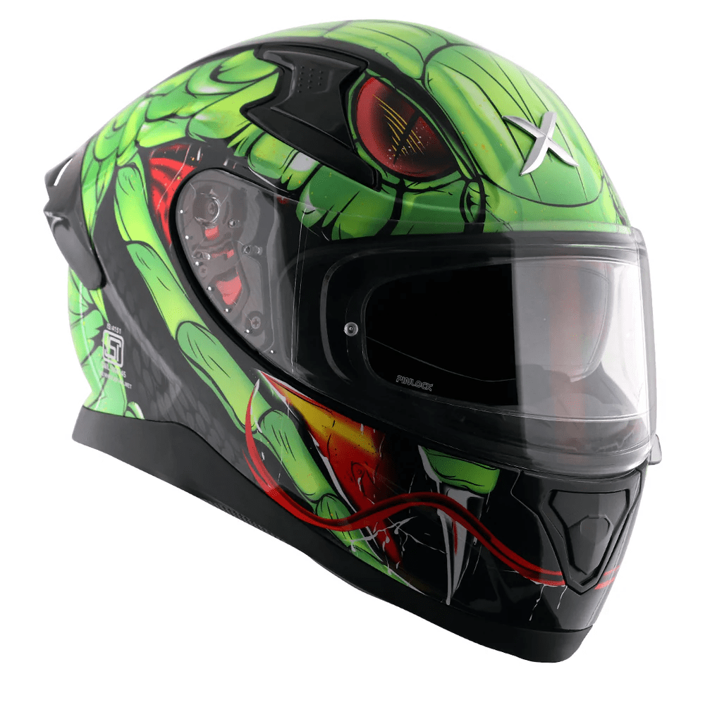 AXOR APEX VENOMOUS DV FULL-FACE MOTORCYCLE HELMET BLACK_GREEN – 8 – Maximomoto PT