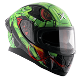 AXOR APEX VENOMOUS DV FULL-FACE MOTORCYCLE HELMET BLACK_GREEN