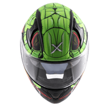 AXOR APEX VENOMOUS DV FULL-FACE MOTORCYCLE HELMET BLACK_GREEN