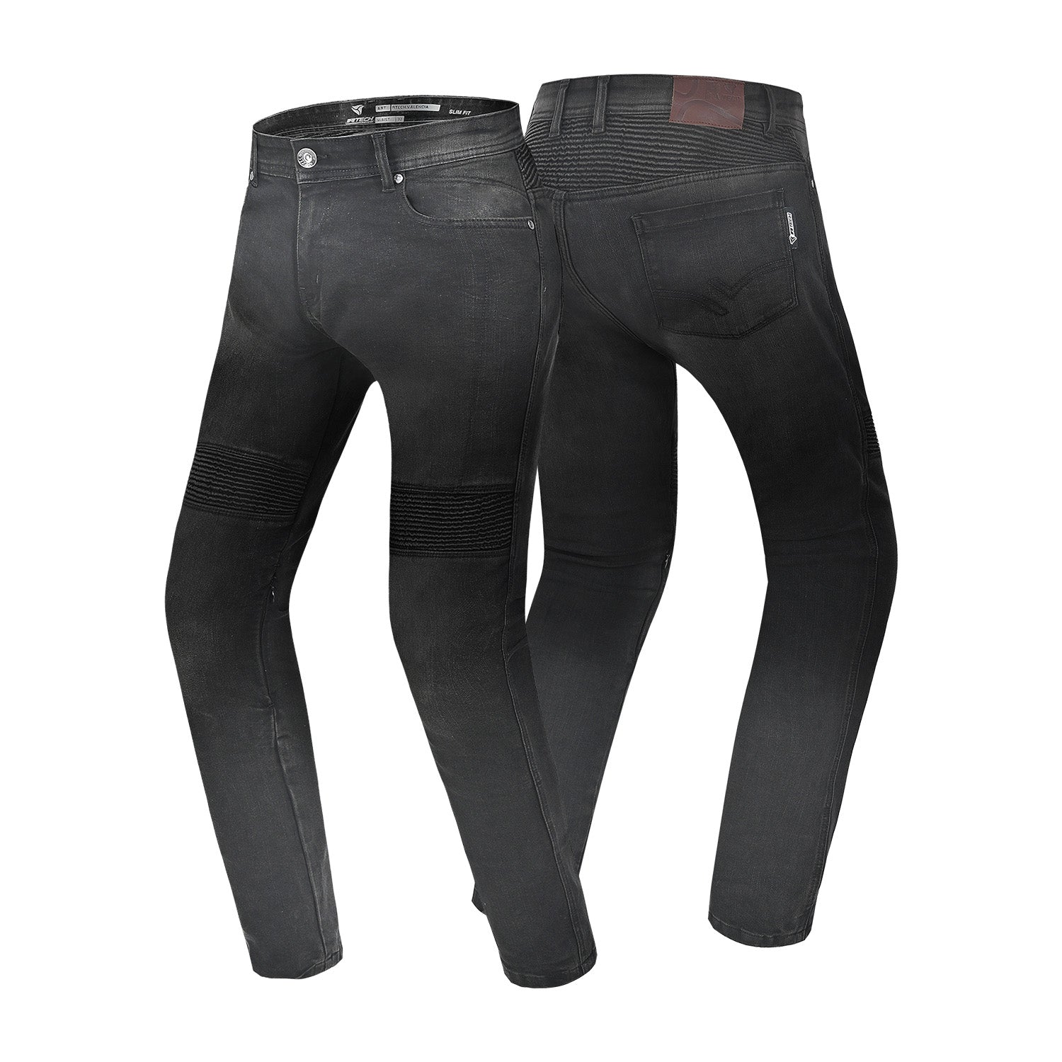 R-TECH VALENCIA Jeans De Moto Senhora Preto Spray – 2 – Maximomoto PT