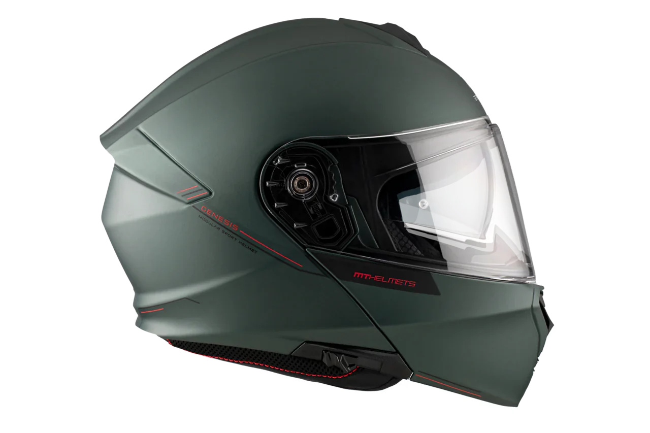 MT GENESIS SV SOLID A6 VERDE MATE Cascos de aventura – 4 – Maximomoto PT