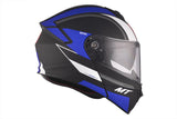MT Genesis SV Cave A7 Casco frontal abatible mate para motocicleta