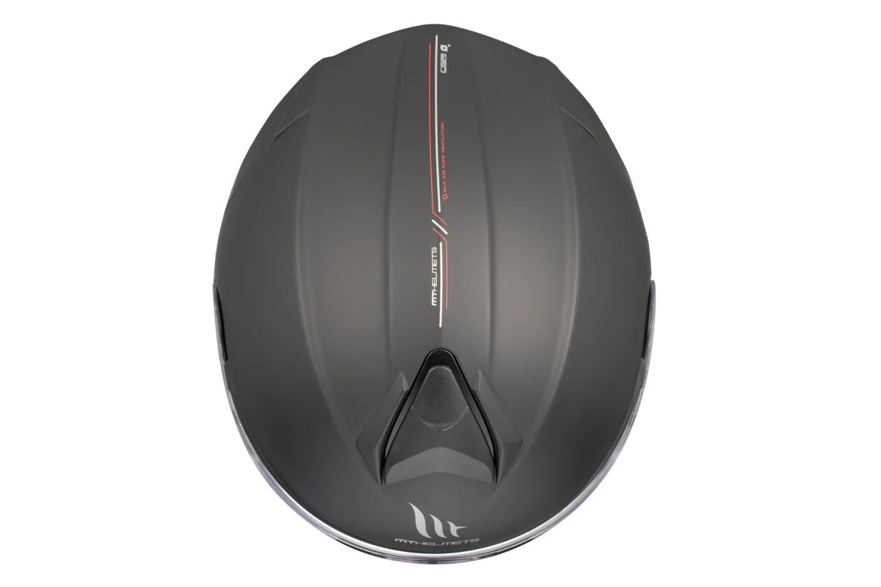 MT GENESIS SV SOLID A1 NEGRO MATE Cascos de moto de turismo – 3 – Maximomoto PT