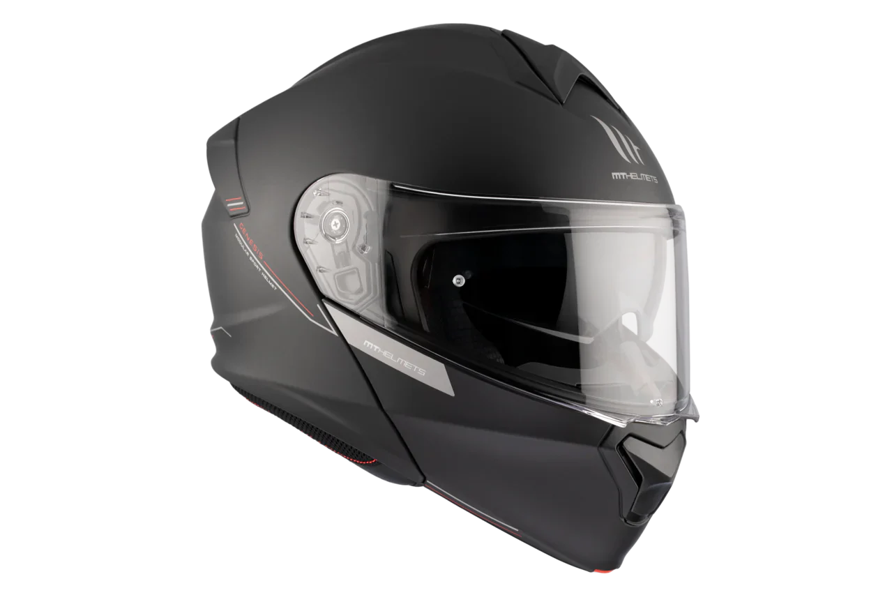 MT GENESIS SV SOLID A1 NEGRO MATE Cascos de moto de turismo – 5 – Maximomoto PT