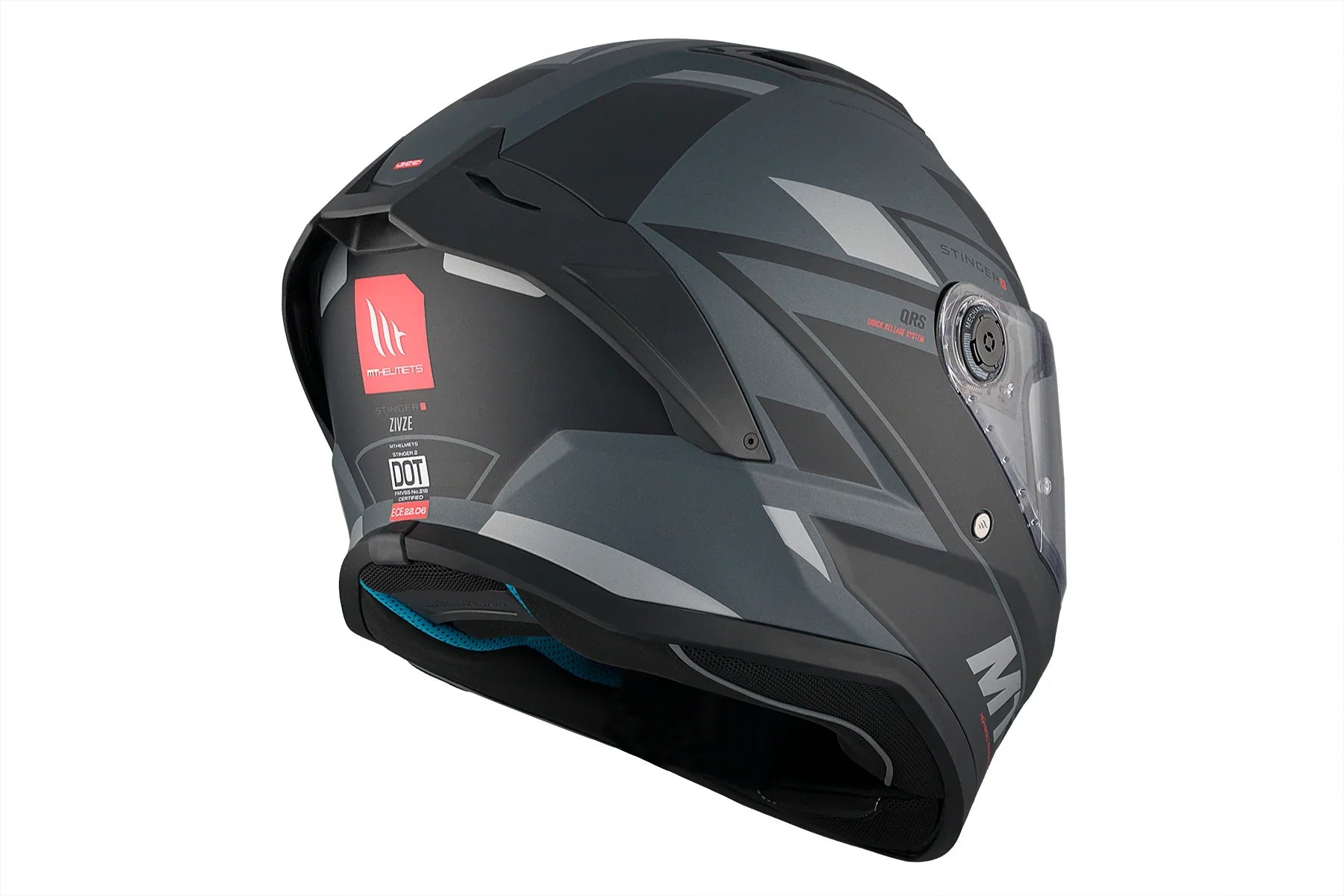 MT STINGER 2 ZIVZE C2 ESPORTES MOTO CAPACETE INTEGRAL