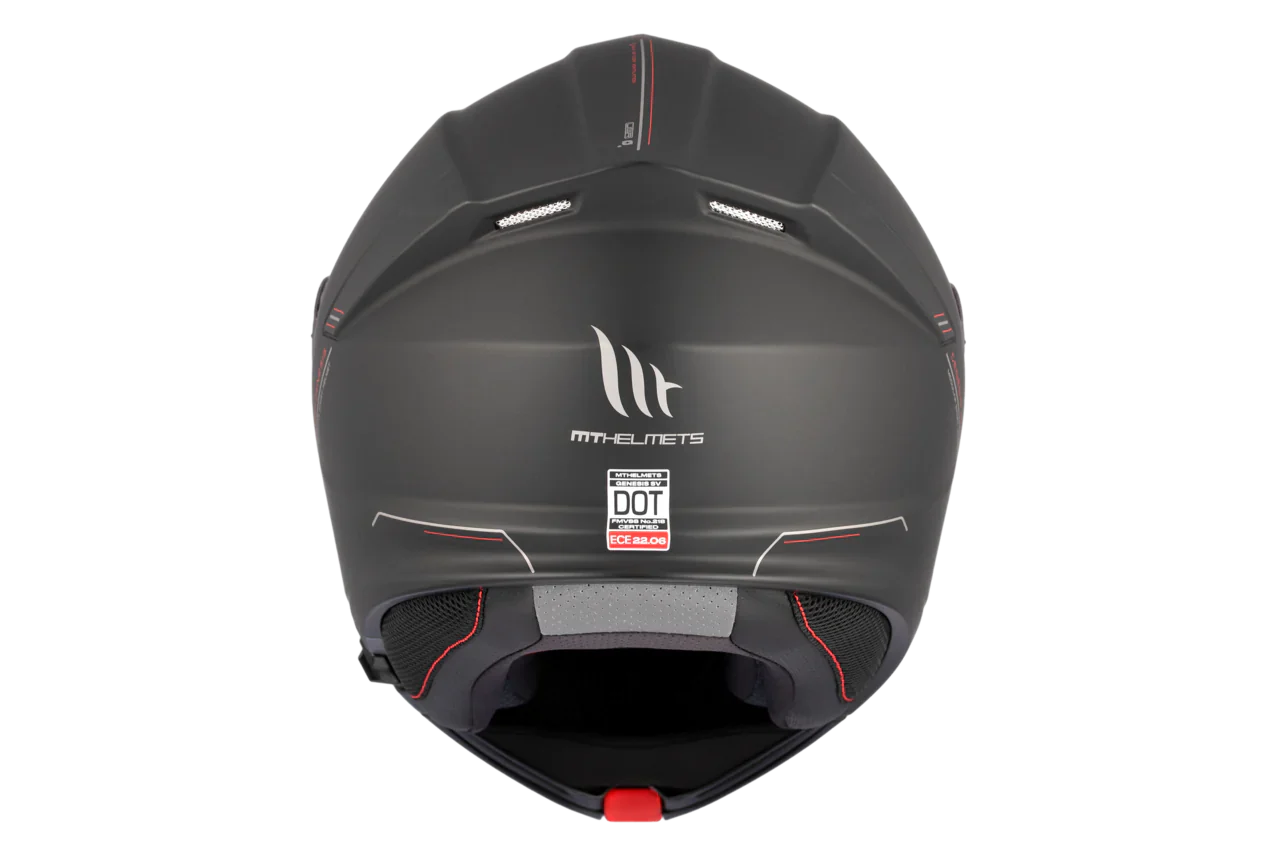 MT GENESIS SV SOLID A1 NEGRO MATE Cascos de moto de turismo – 6 – Maximomoto PT