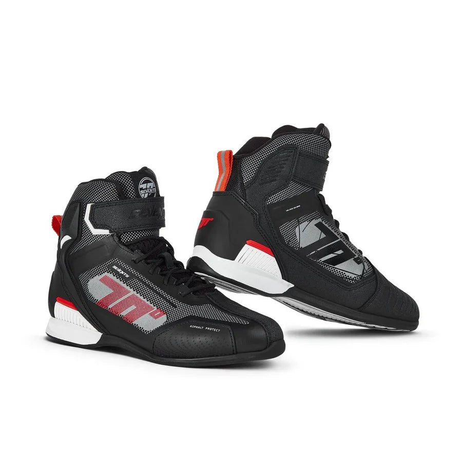 SEVENTY SD-BR2 VELOCE Moto Unisex Botas Preto Branco Vermelho – 1 – Maximomoto PT