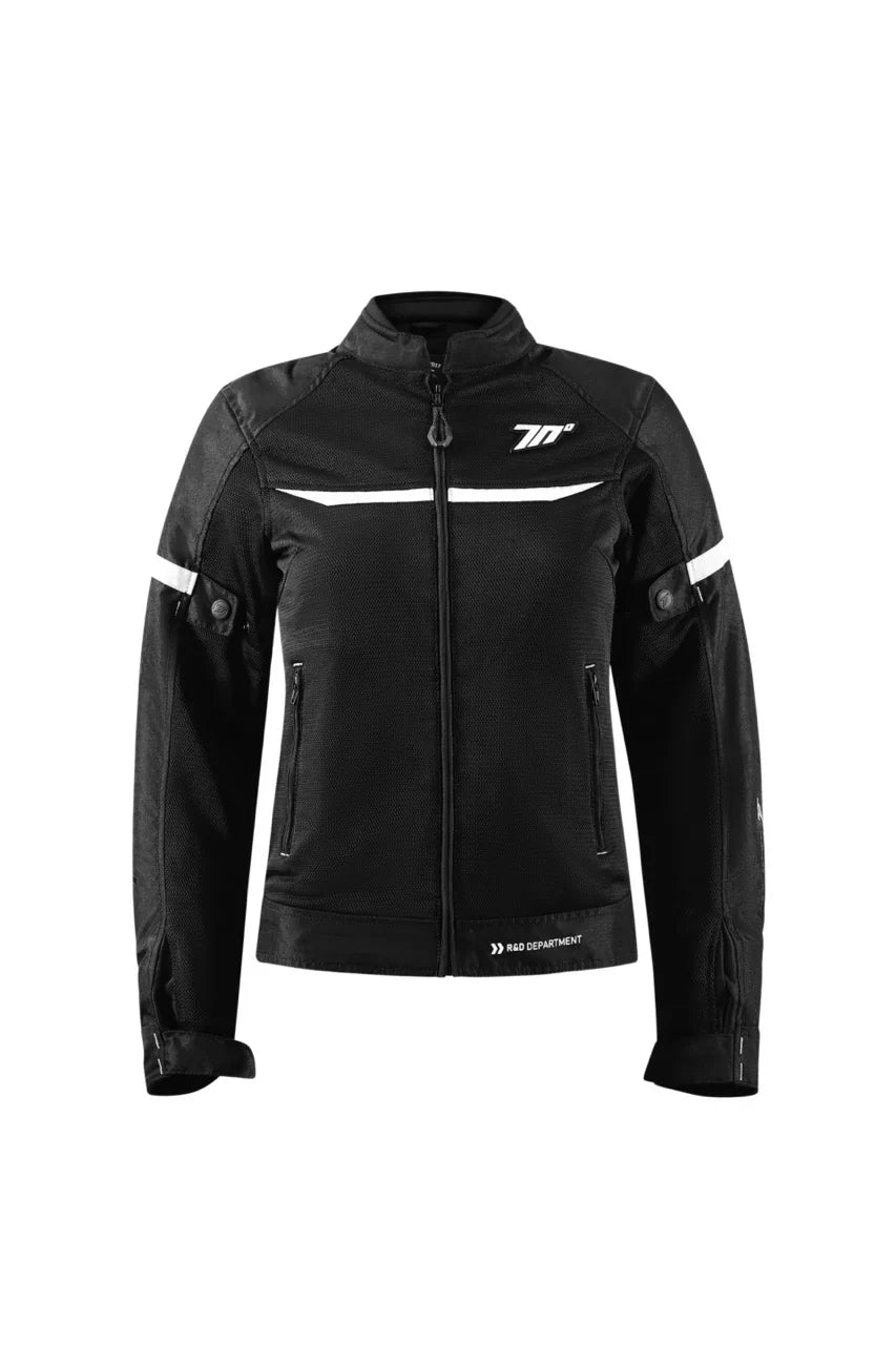 SEVENTY SD-JR30.2 MOJAVE Motorcycle Ladies Racing Jackets Black White – 1 – Maximomoto PT