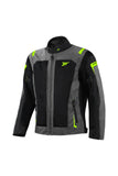 SEVENTY SD-JT66 SAHARA Men casacos De Moto Gris/Amarillo Fluorescente