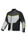SEVENTY SD-JT83 TONALE casacos de moto para hombre Negro/gris/amarillo flúor