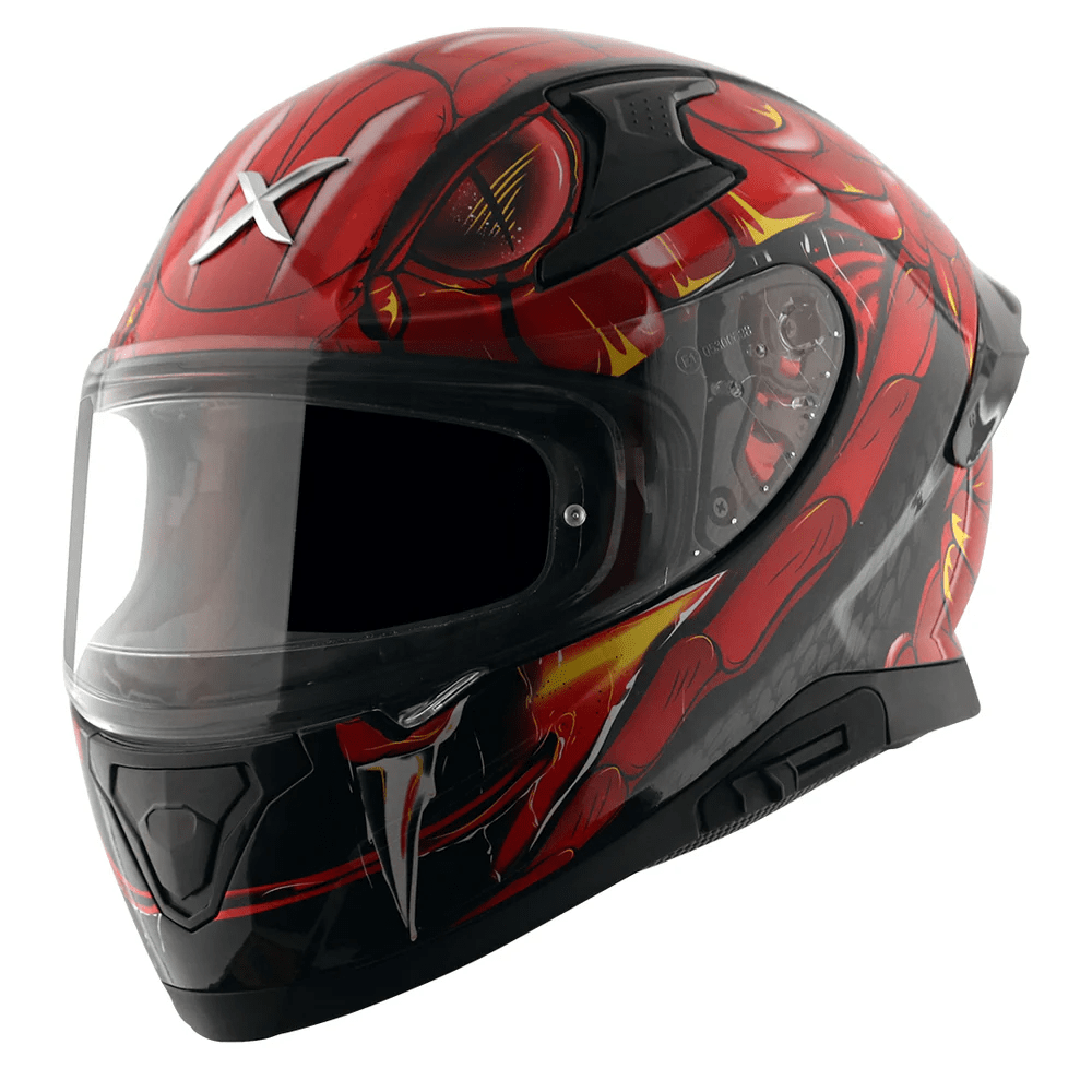 AXOR APEX VENOMOUS DV CASCO INTEGRAL DE MOTOCICLETA NEGRO_ROJO – 1 – Maximomoto PT