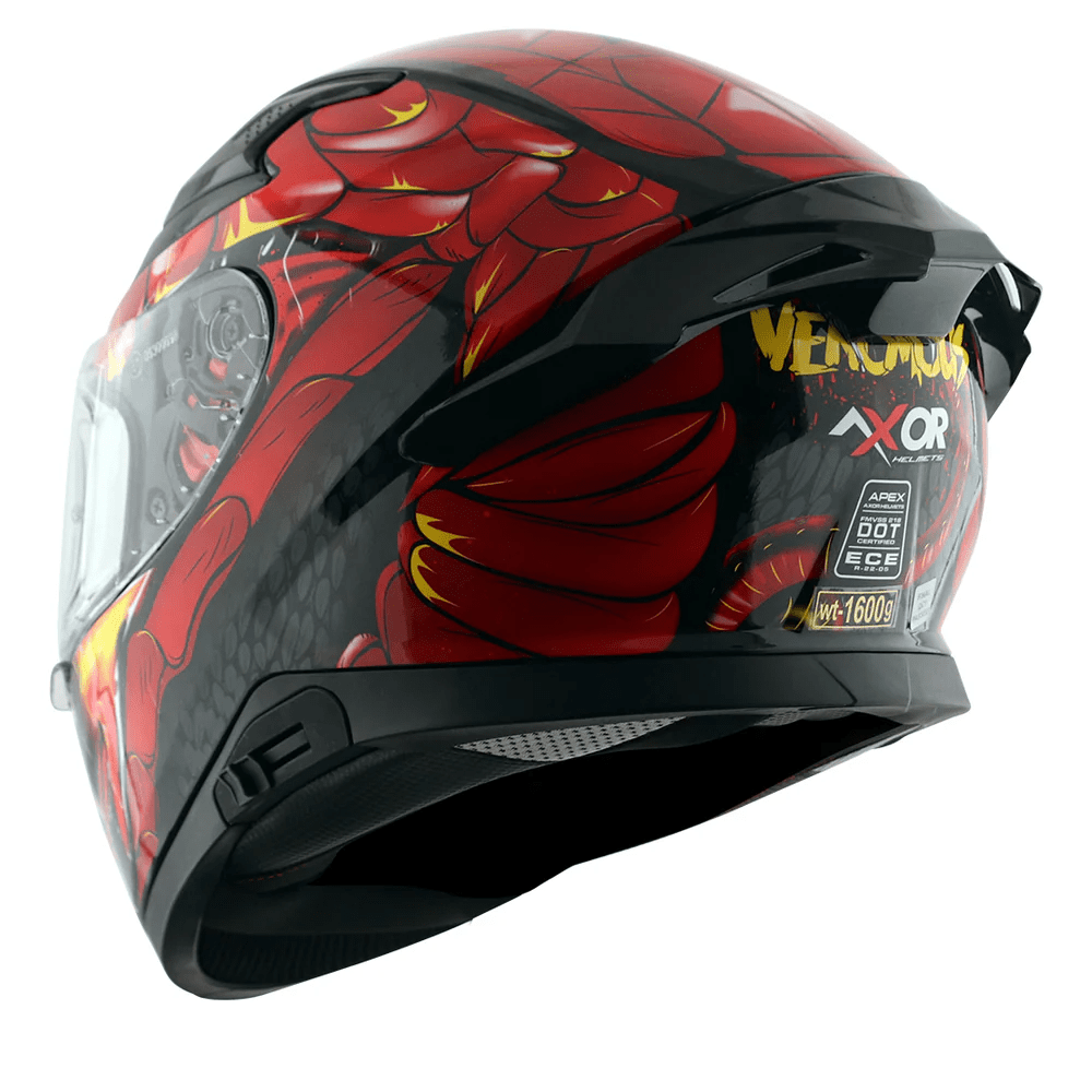 AXOR APEX VENOMOUS DV CASCO INTEGRAL DE MOTOCICLETA NEGRO_ROJO – 6 – Maximomoto PT