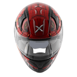 AXOR APEX VENOMOUS DV CASCO INTEGRAL DE MOTOCICLETA NEGRO_ROJO