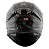AXOR APEX VENOMOUS DV Moto Integral Capacete Preto Matt Cinza