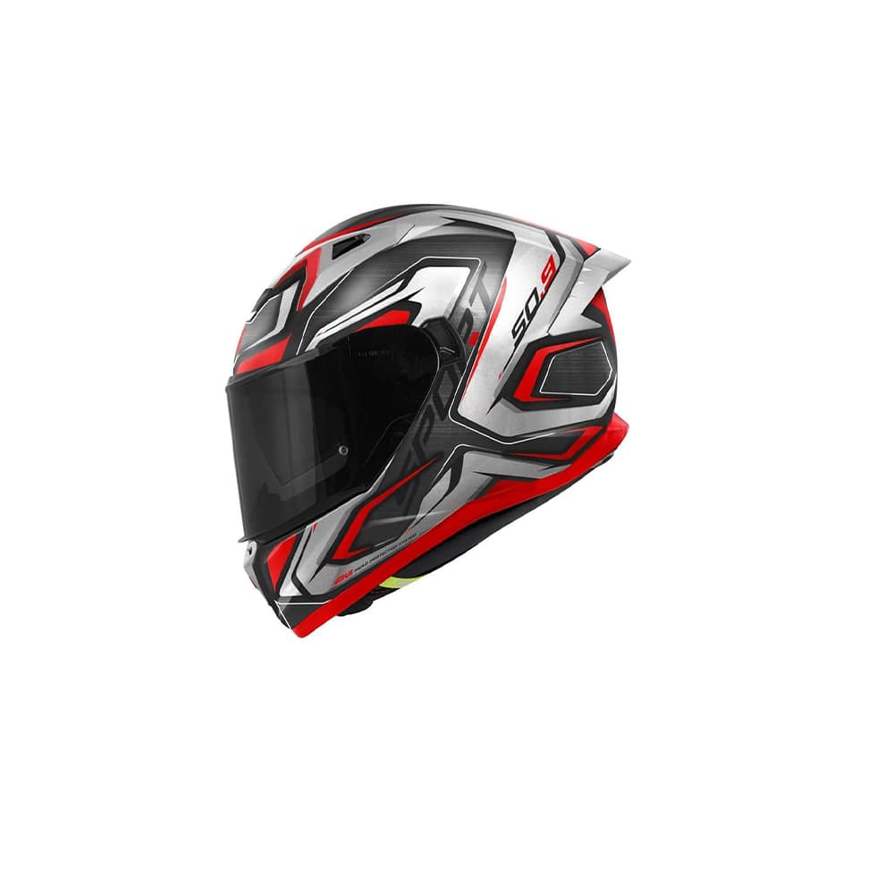 GIVI 50.8 Moto Integral Carreras Casco Negro Rojo Titán – 2 – Maximomoto PT