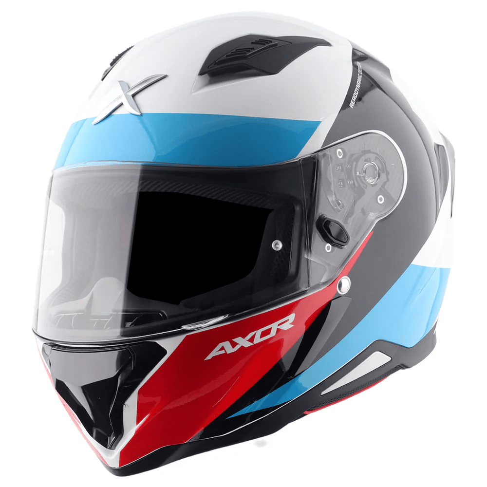 AXOR HUNTER TURBO CASCO ONTEGRAL DE MOTOCICLETA BLANCO-ROJO – 1 – Maximomoto PT