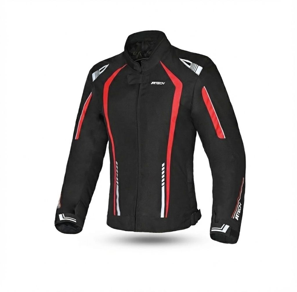 R-TECH MARSHAL Moto Senhora Textil Casacos Preto Vermelho – 1 – Maximomoto PT