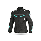 BELA SPRINTER Moto Textil Senhora Casacos Preto Turquoise – Maximomoto PT