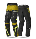 BELA Watson Têxtil Moto Calça Preto Castanho Amarelo Brancomaximomoto.pt-back