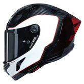 NOLAN X-804 RS ULTRA CARBON ASSO DI PICCHE 343 Integral Casco Bianco Rosso – Maximomoto PT