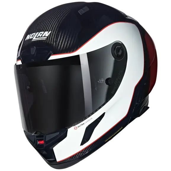 NOLAN X-804 RS ULTRA CARBON ASSO DI PICCHE 343 Integral Casco Bianco Rosso – 2 – Maximomoto PT