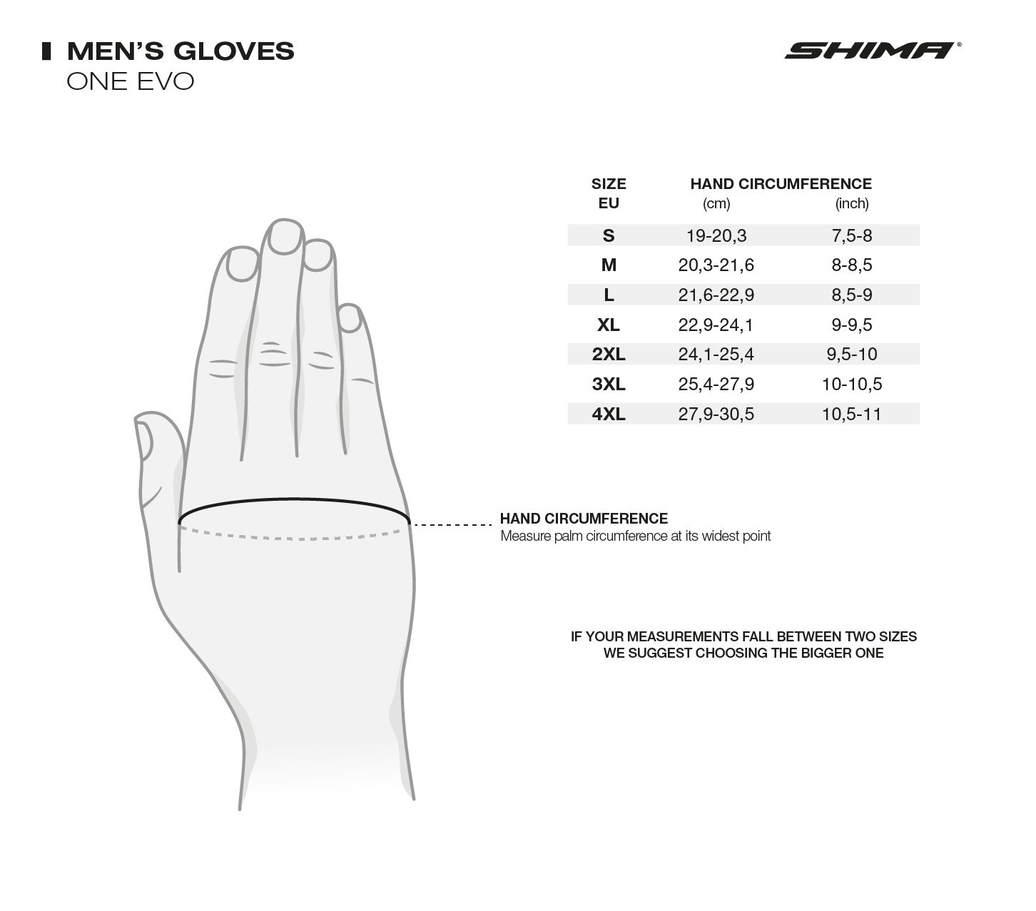 SHIMA ONE EVO Motocicleta Homem Luvas Vermelhas